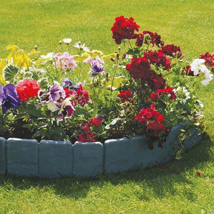 🔥Last Day: 49% OFF🔥Imitation Stone Garden Fence 🪨 | DIY Garden Edging Border 🌻🛠️