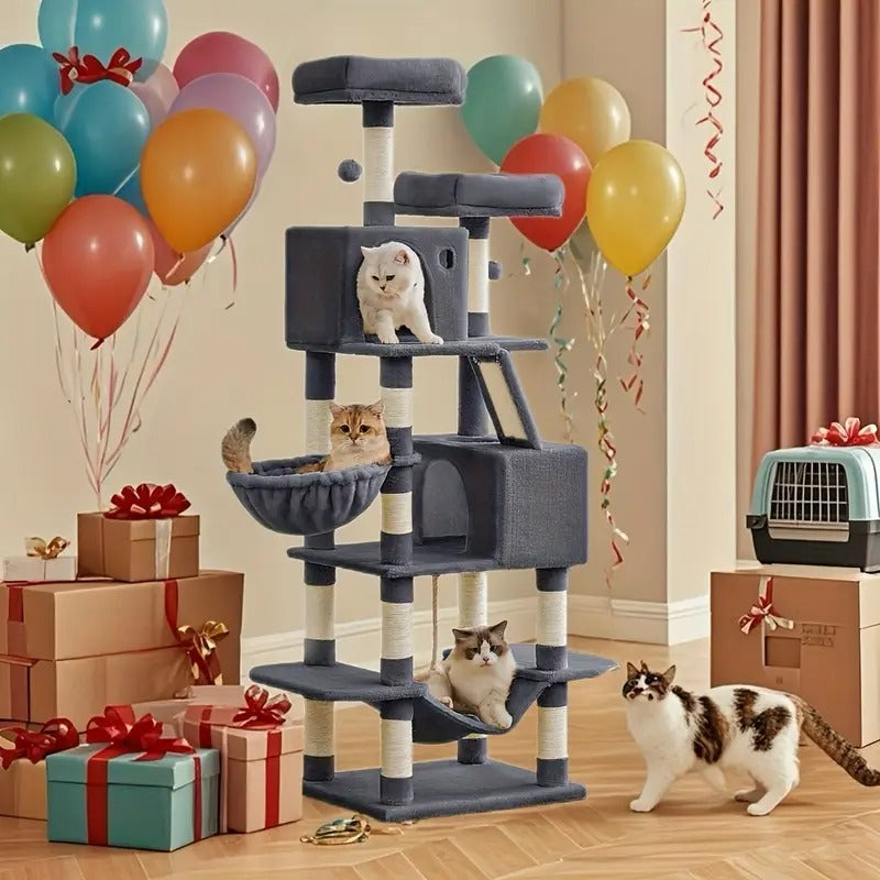 cat tree large cat scratching posts  2 perches 2 - Temu